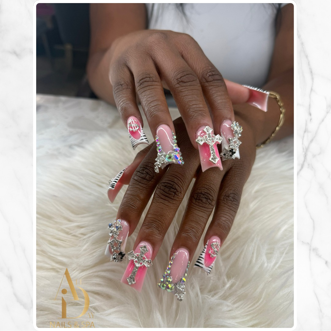 All Day Nails & Spa nail work in Summerville, South Carolina